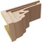 Ekena Millwork 9"W x 18"D x 9"H Wide Highland Rough Cedar Woodgrain TimberThane Corbel, Primed Tan CORUR09X18X09HLDRCPR - alternate 2